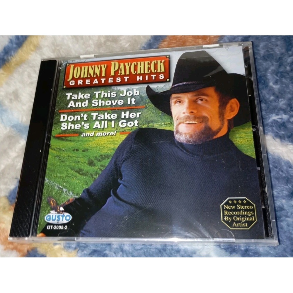 New & Sealed Johnny Paycheck Greatest Hits CD